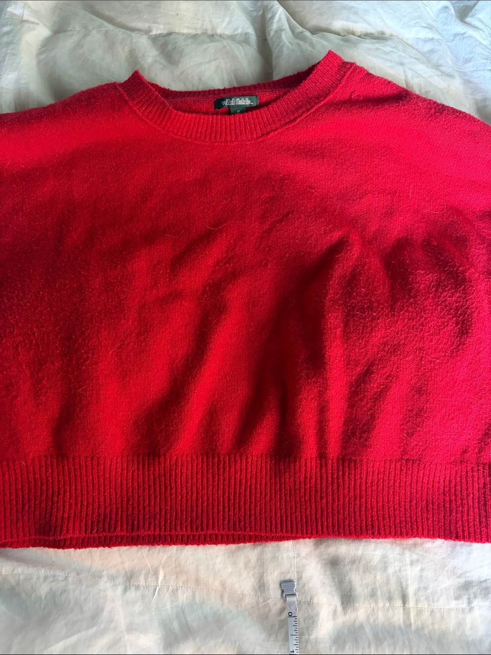 wild fable Red Crew Neck Sweater